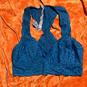 Blue Free People bralette size small